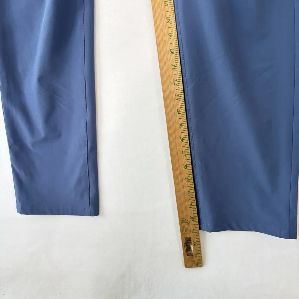 Mizzen Main Pants Mens 34x34 Blue Helmsman Slim Chino Performance Golf Active